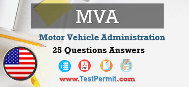 MVA Permit Practice Test 25 Questions Answers 2025