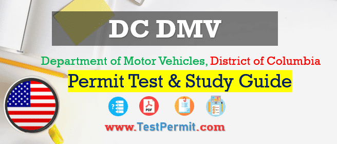 DC DMV Permit Test 2025 (Learner's Permit) with Study Guide PDF