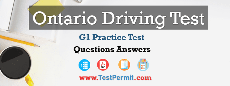 G1 Practice Test 2025 Ontario Driving Test (UPDATED)