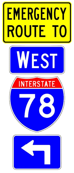 Interstate Sign location